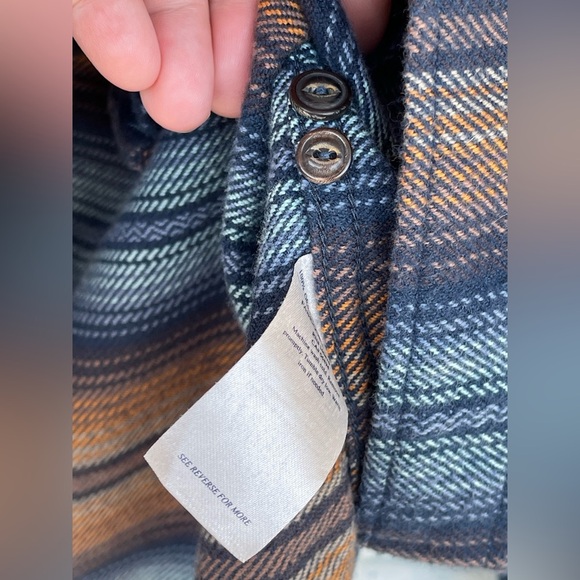 FAHERTY Seaview Shirt  in Deser Sunset Large - Picture 10 of 11